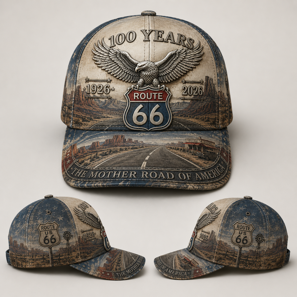 Route 66 Centennial Freedom Hat