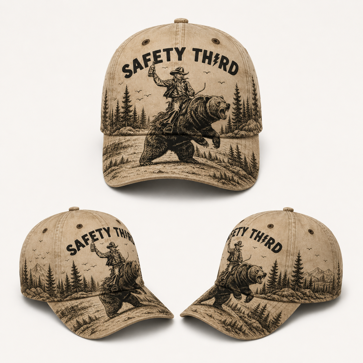 Safety Third Bear Rider Hat