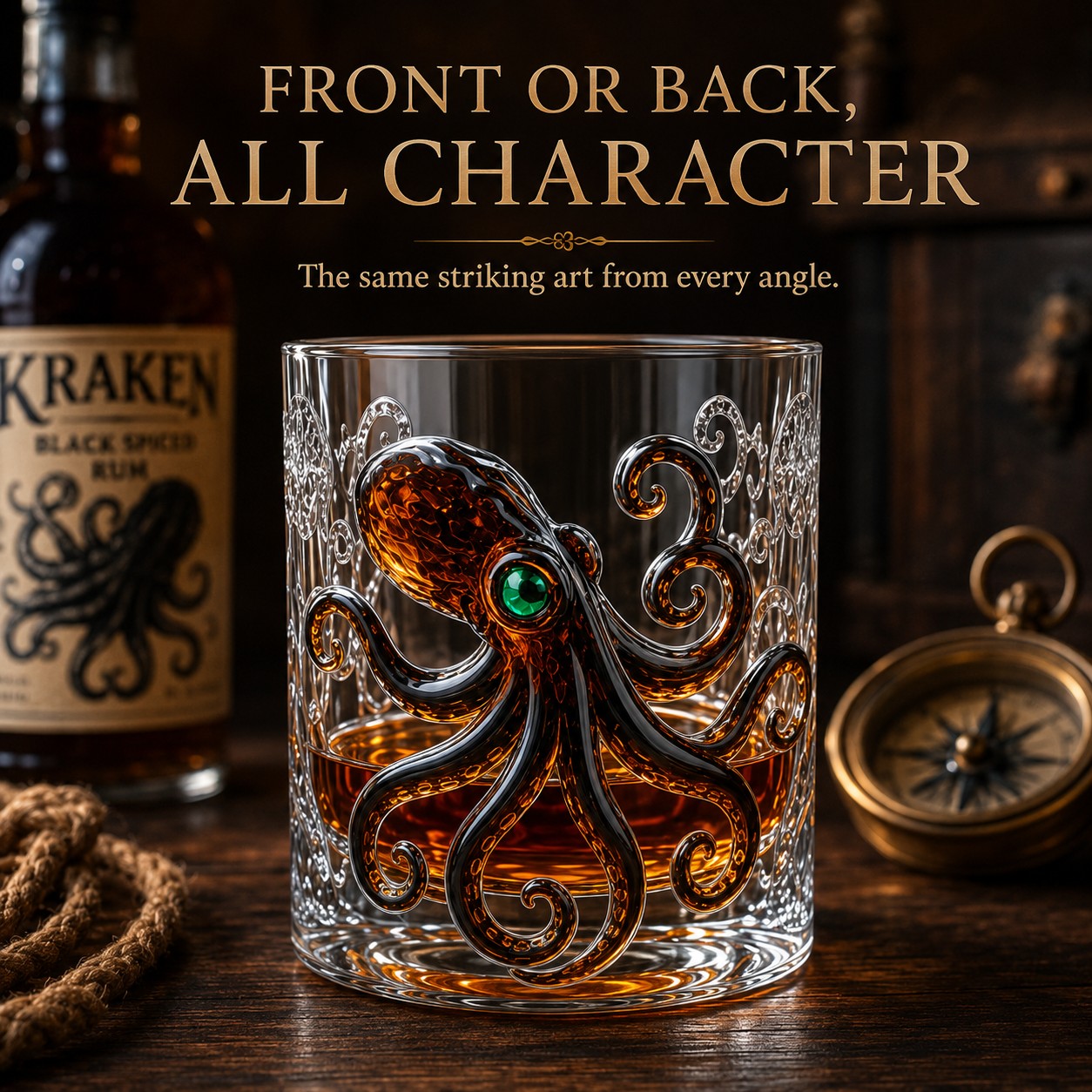 Release the Kraken Glass