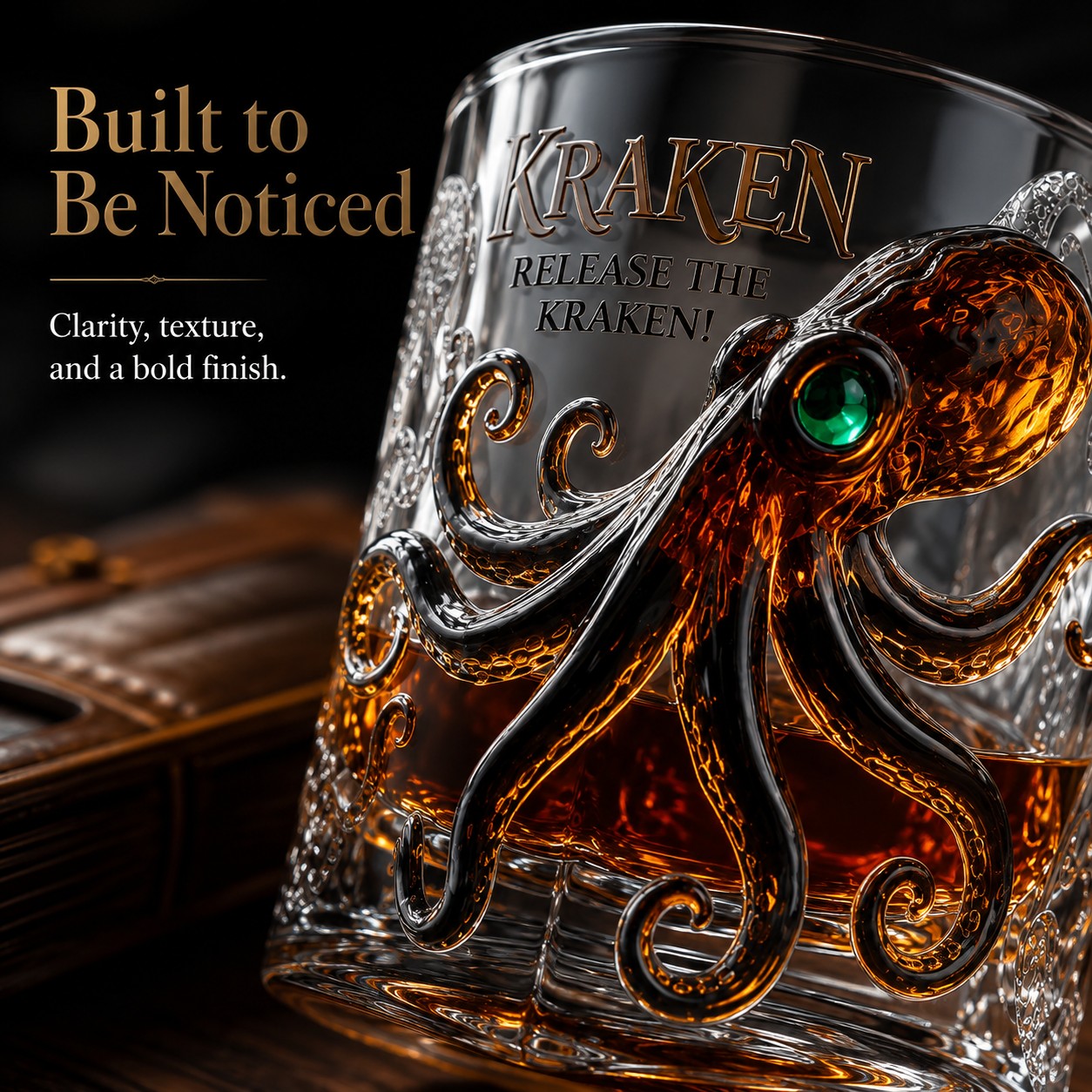 Release the Kraken Glass