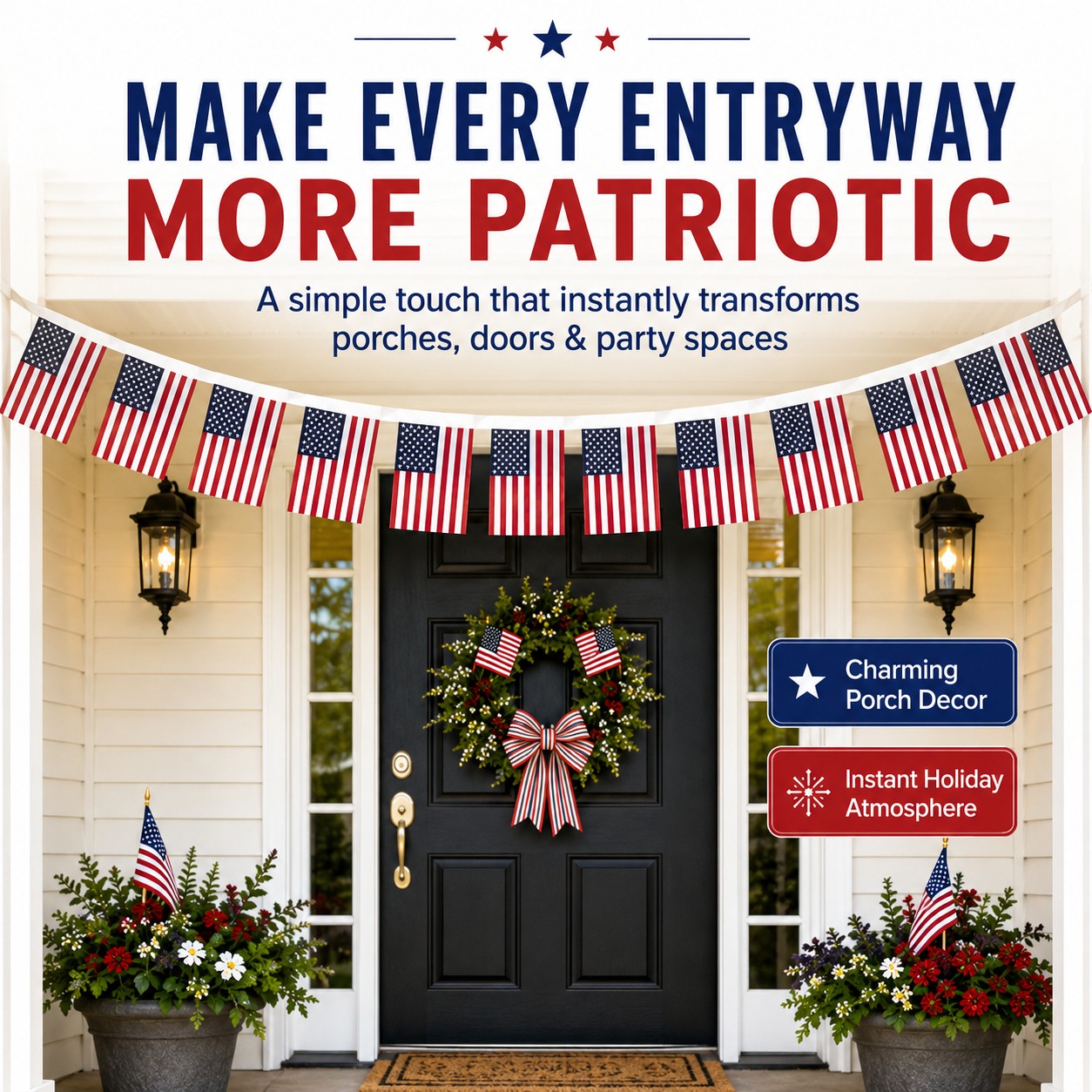 Small American Flag Bunting