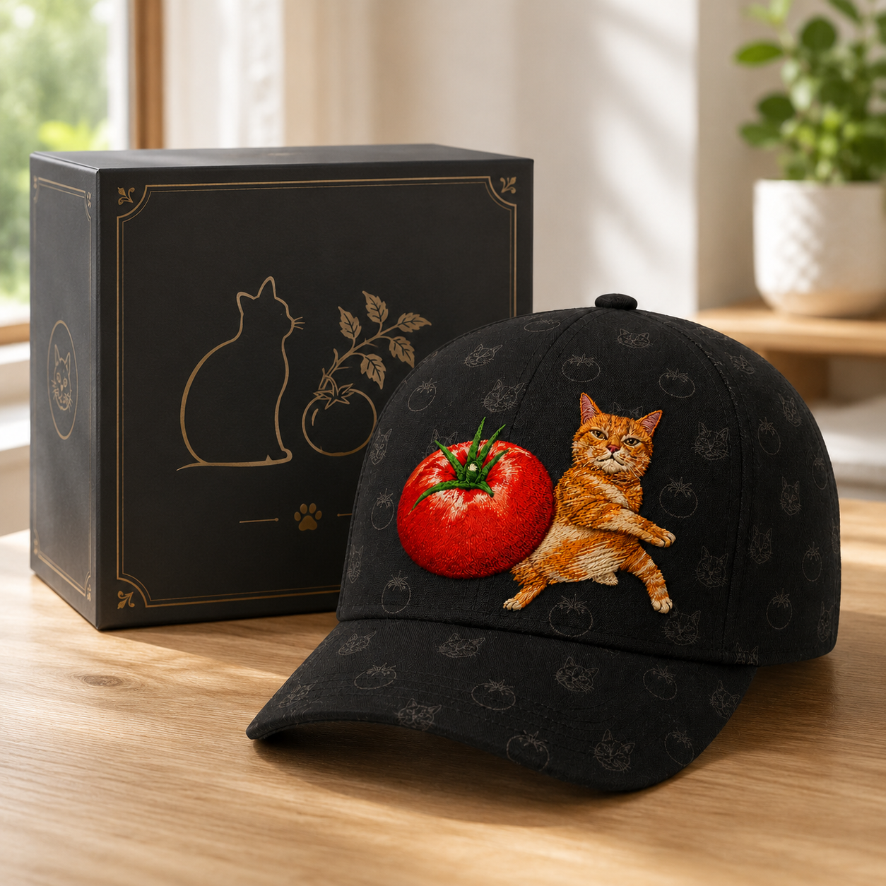 Tomato Cat Baseball Cap