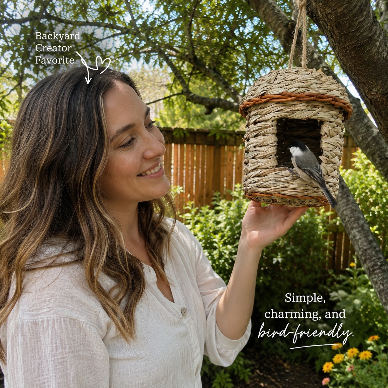 Handwoven Birdhouse