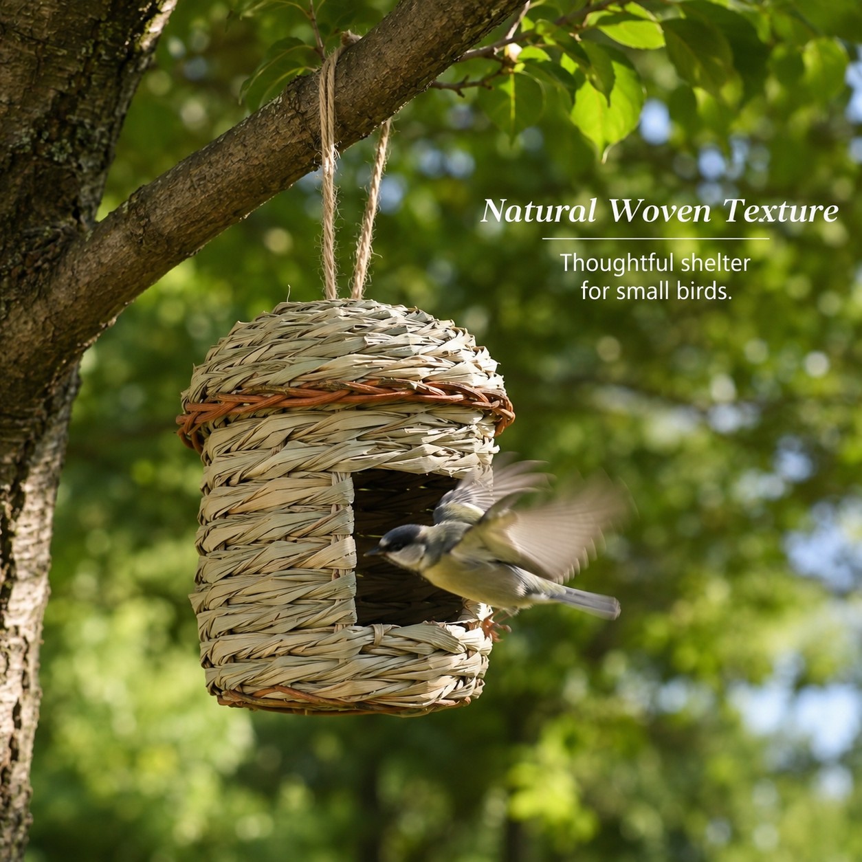Handwoven Birdhouse