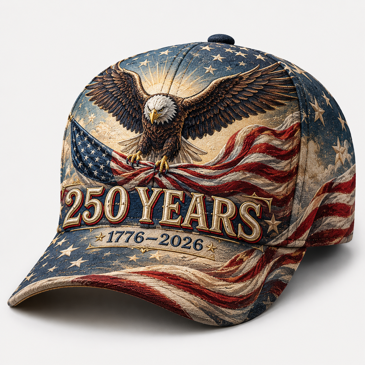 America 250 Years Eagle Freedom Cap