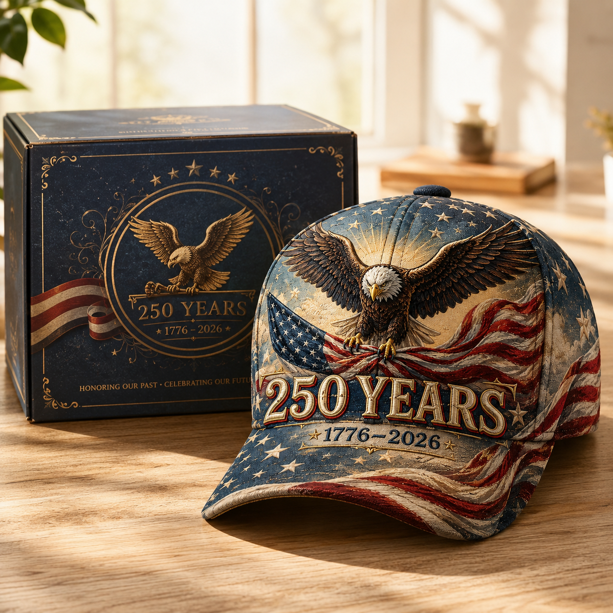 America 250 Years Eagle Freedom Cap