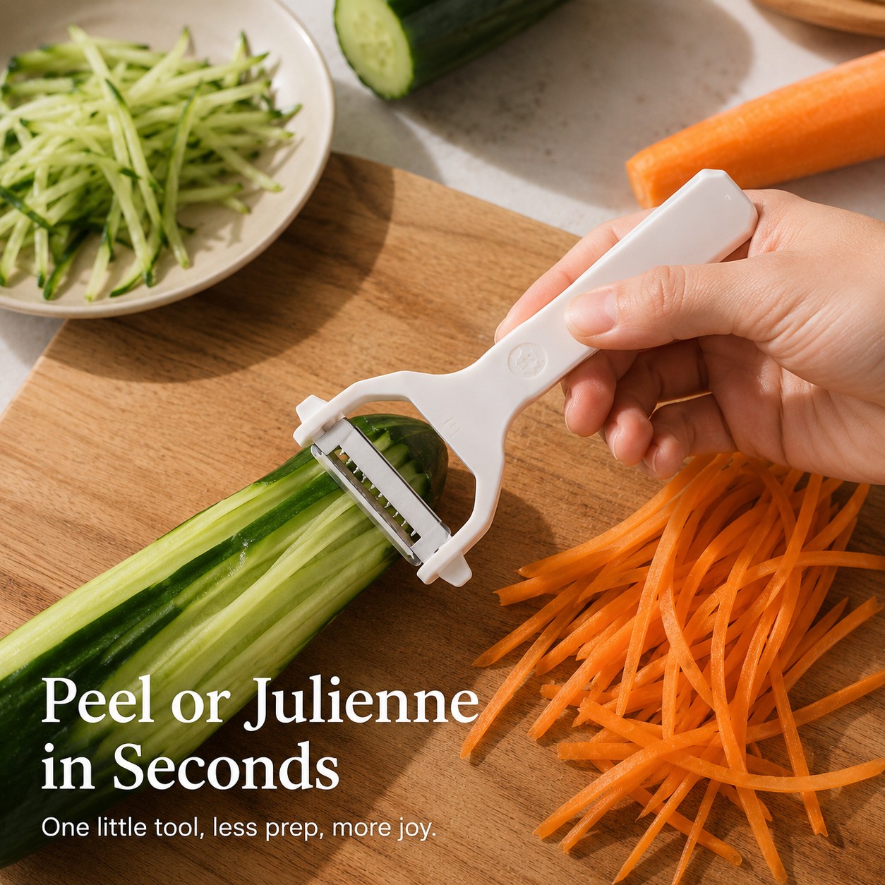 2-in-1 Peeler & Julienne Slicer