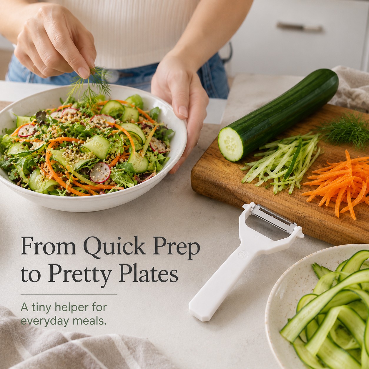 2-in-1 Peeler & Julienne Slicer