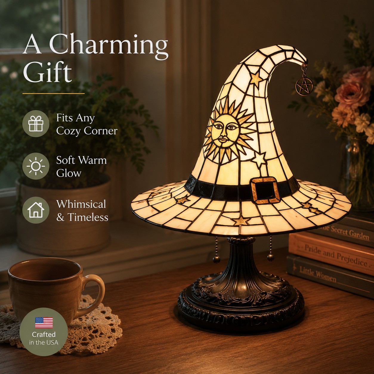 The Witch Hat Lamp That Makes Your Room Feel Like October Magic