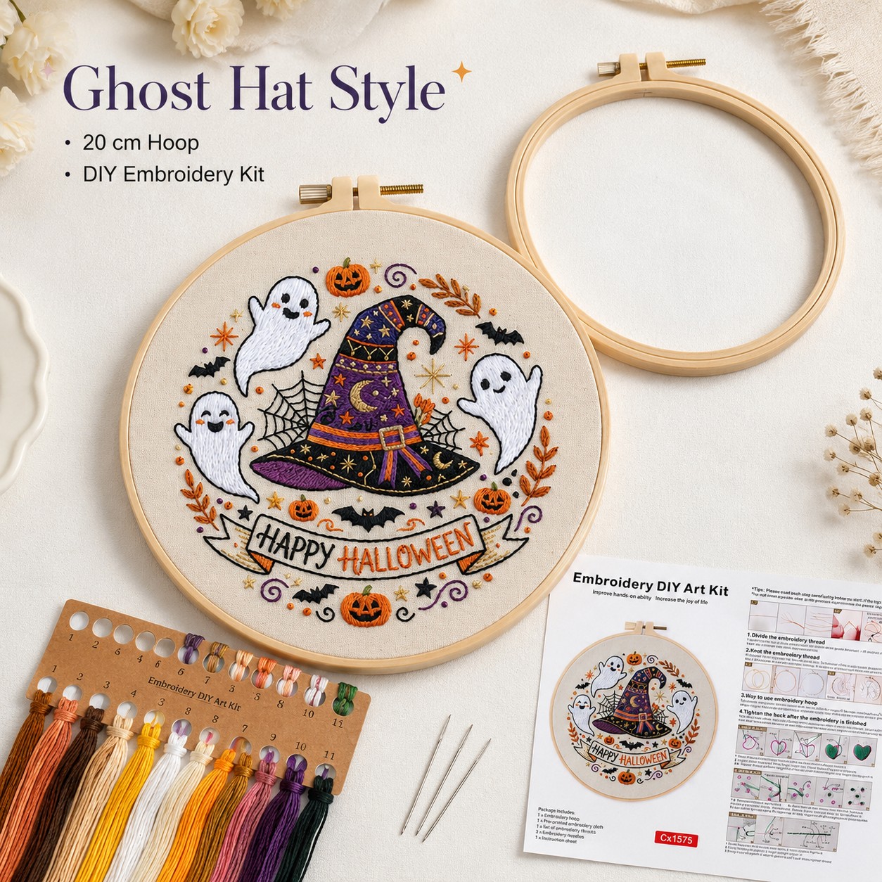 Halloween DIY Stitch Art Kit