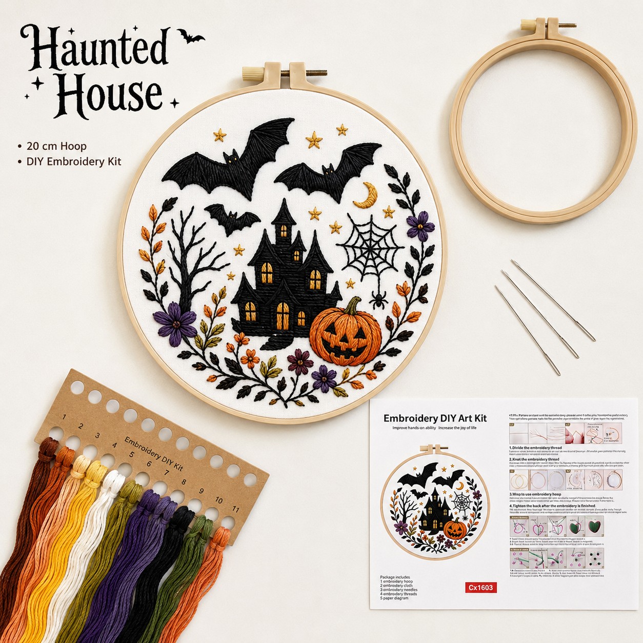 Halloween DIY Stitch Art Kit