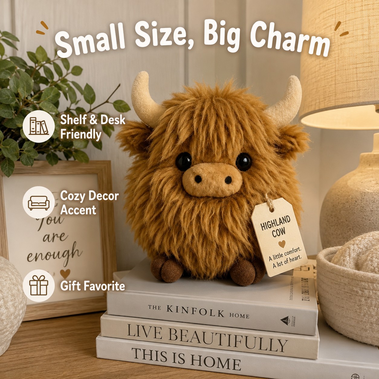 🐂Emotional Support Highland Cow Plush
