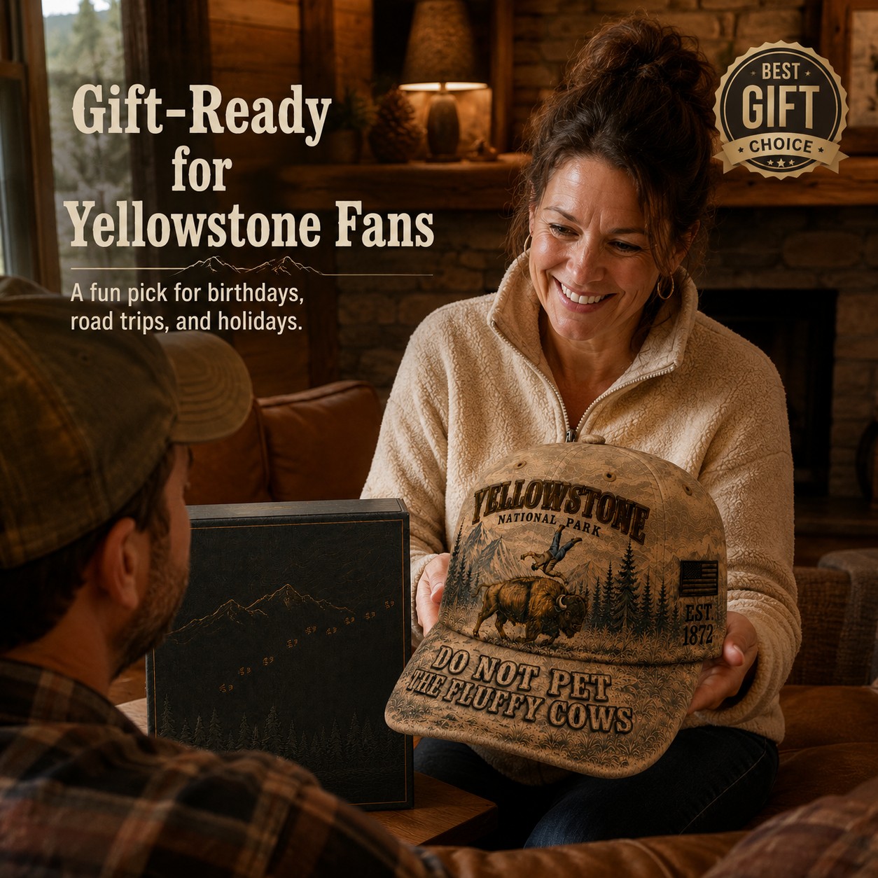 Yellowstone Bison Encounter Hat