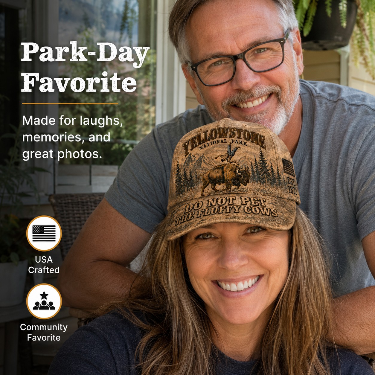 Yellowstone Bison Encounter Hat