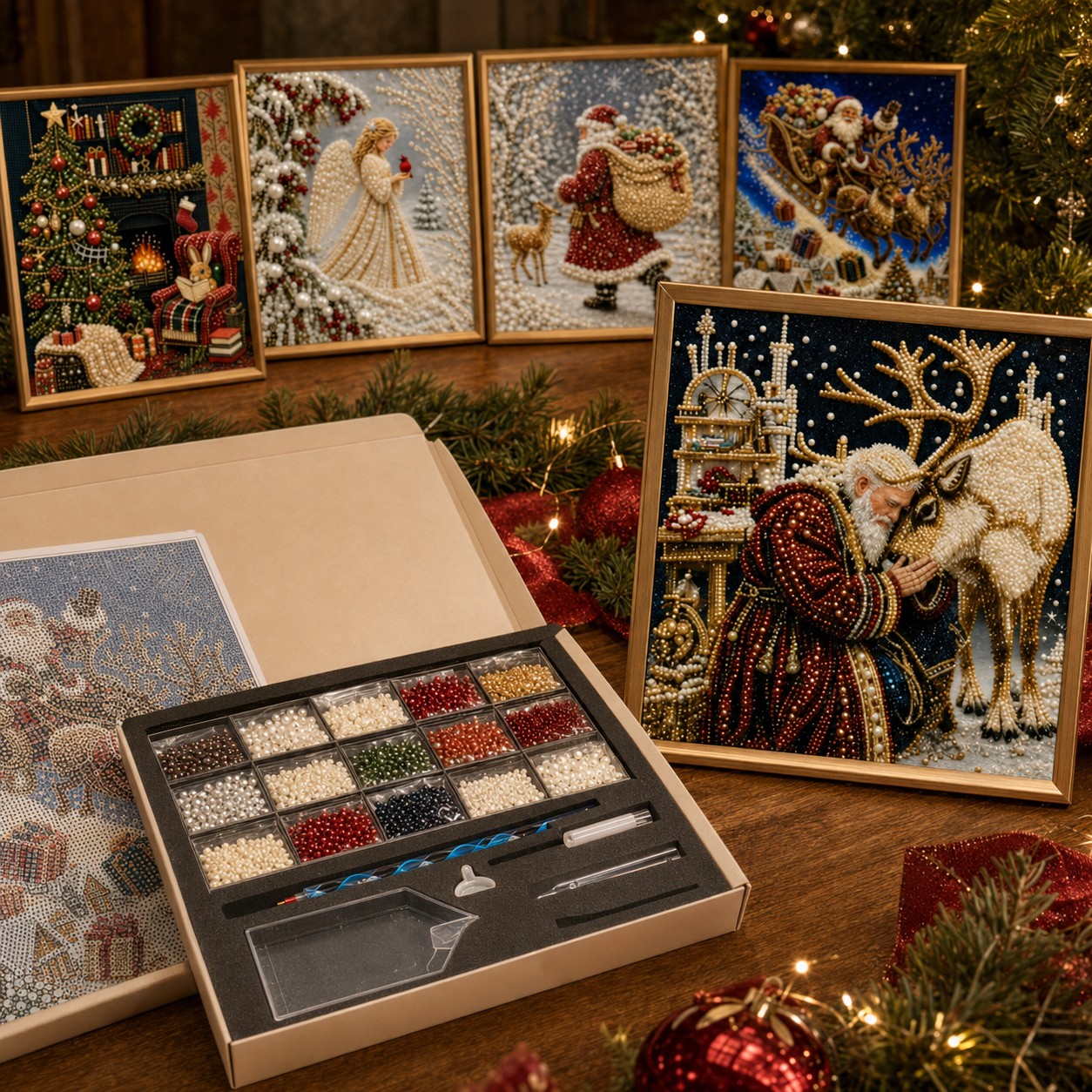 Christmas Pearl & Gem Painting Collection