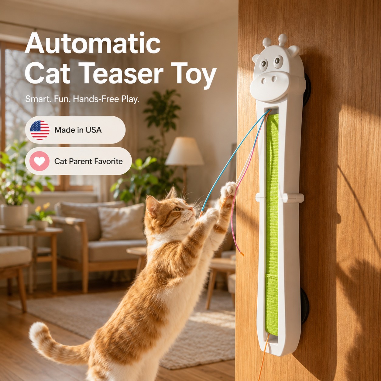 ZoomieLoop™ Automatic Cat Teaser Toy