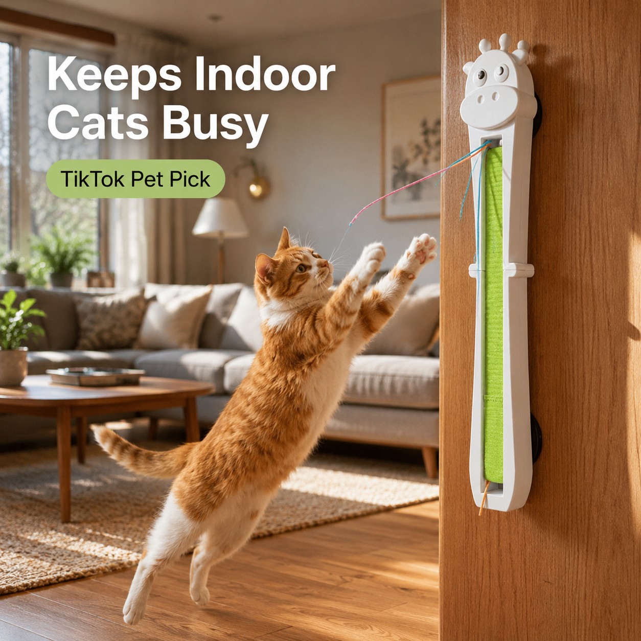 ZoomieLoop™ Automatic Cat Teaser Toy