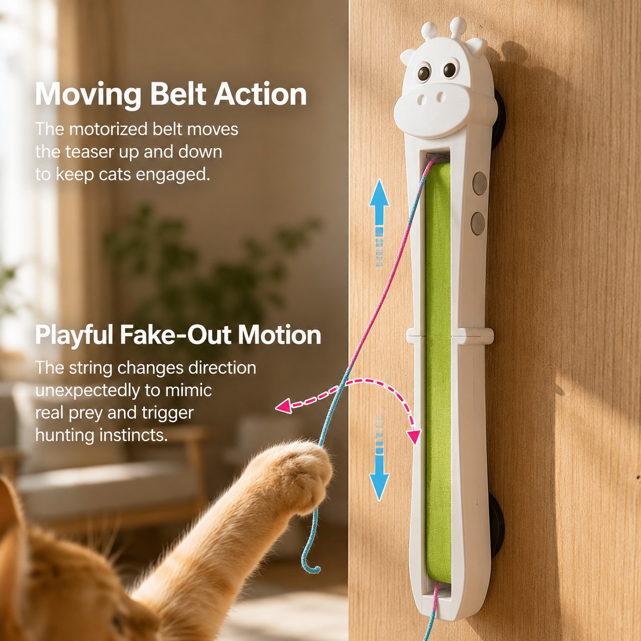ZoomieLoop™ Automatic Cat Teaser Toy