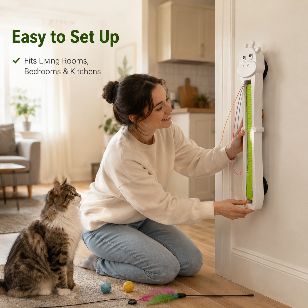 ZoomieLoop™ Automatic Cat Teaser Toy