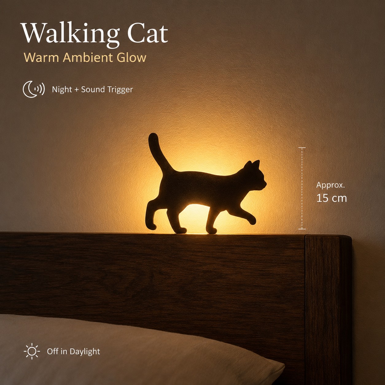 Cat Shadow Night Light Set
