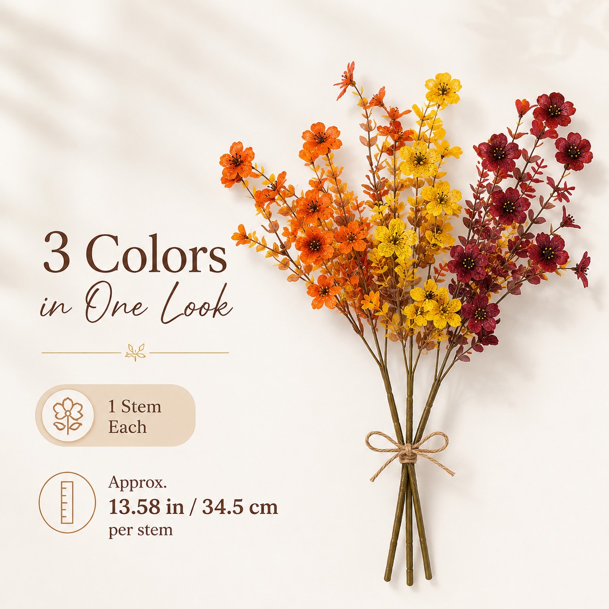 Fall Faux Flower Arrangement