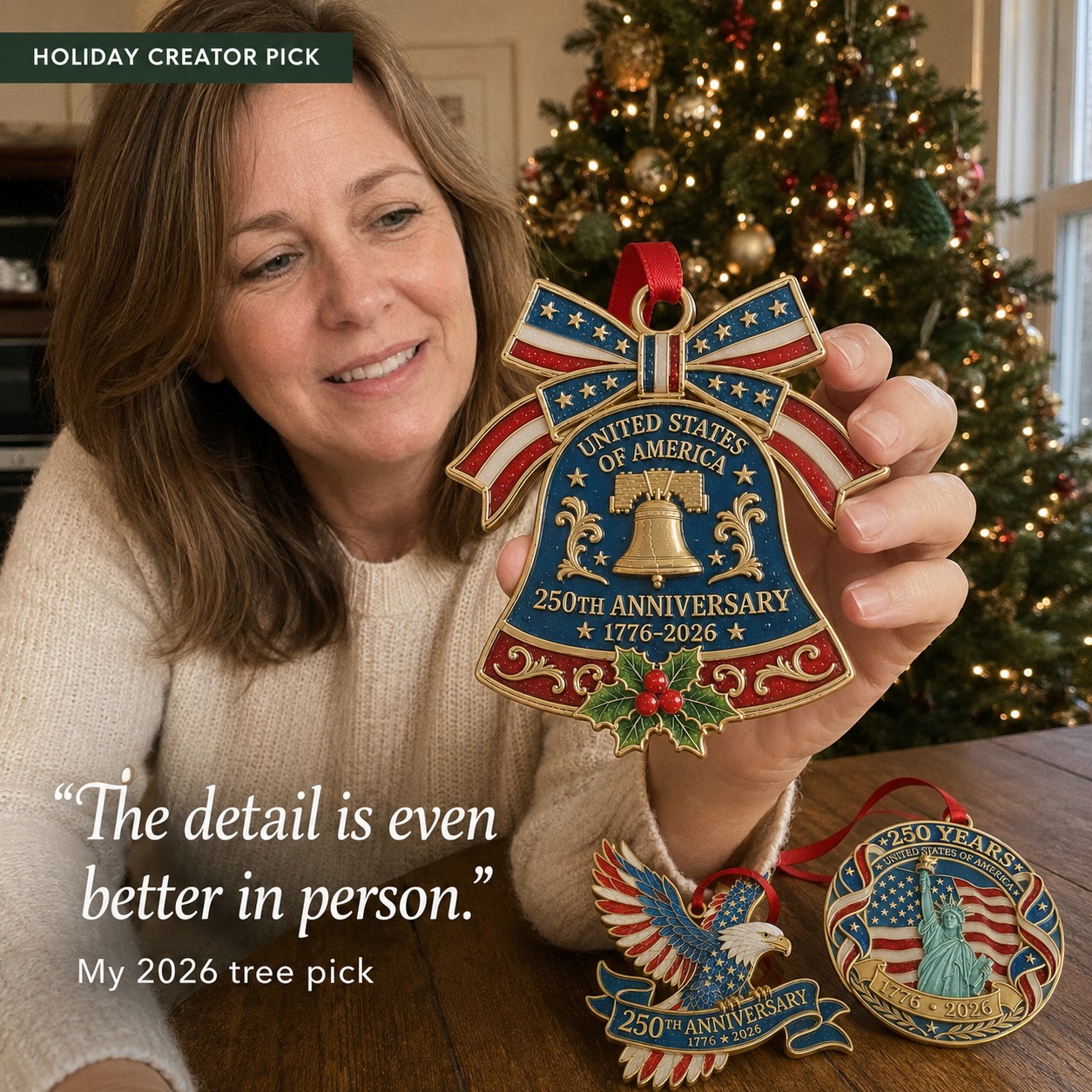 America 250 Anniversary Ornament Collection