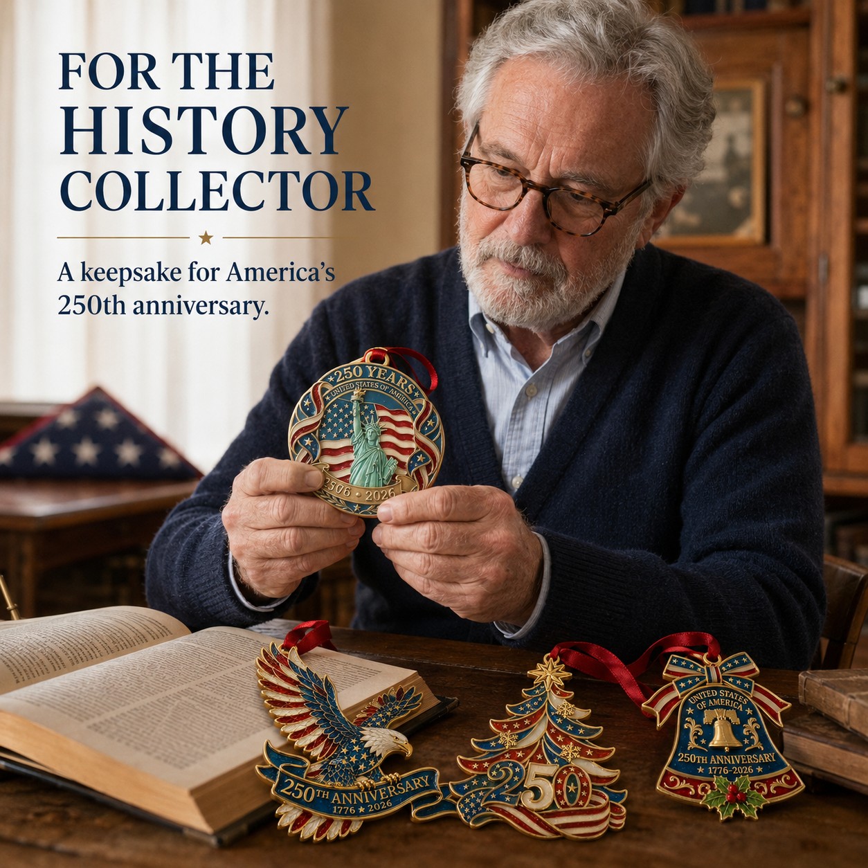 America 250 Anniversary Ornament Collection