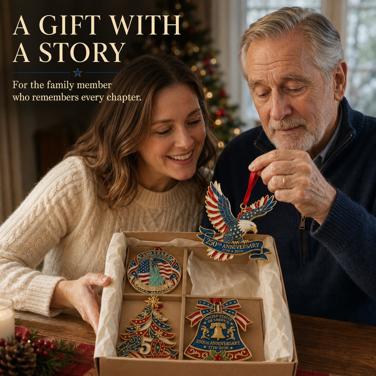 America 250 Anniversary Ornament Collection