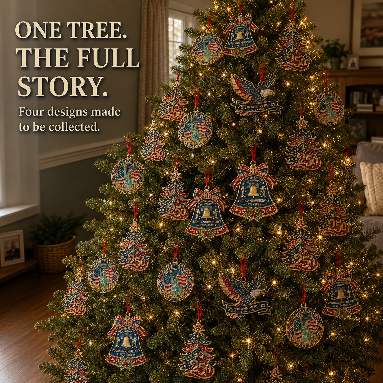 America 250 Anniversary Ornament Collection