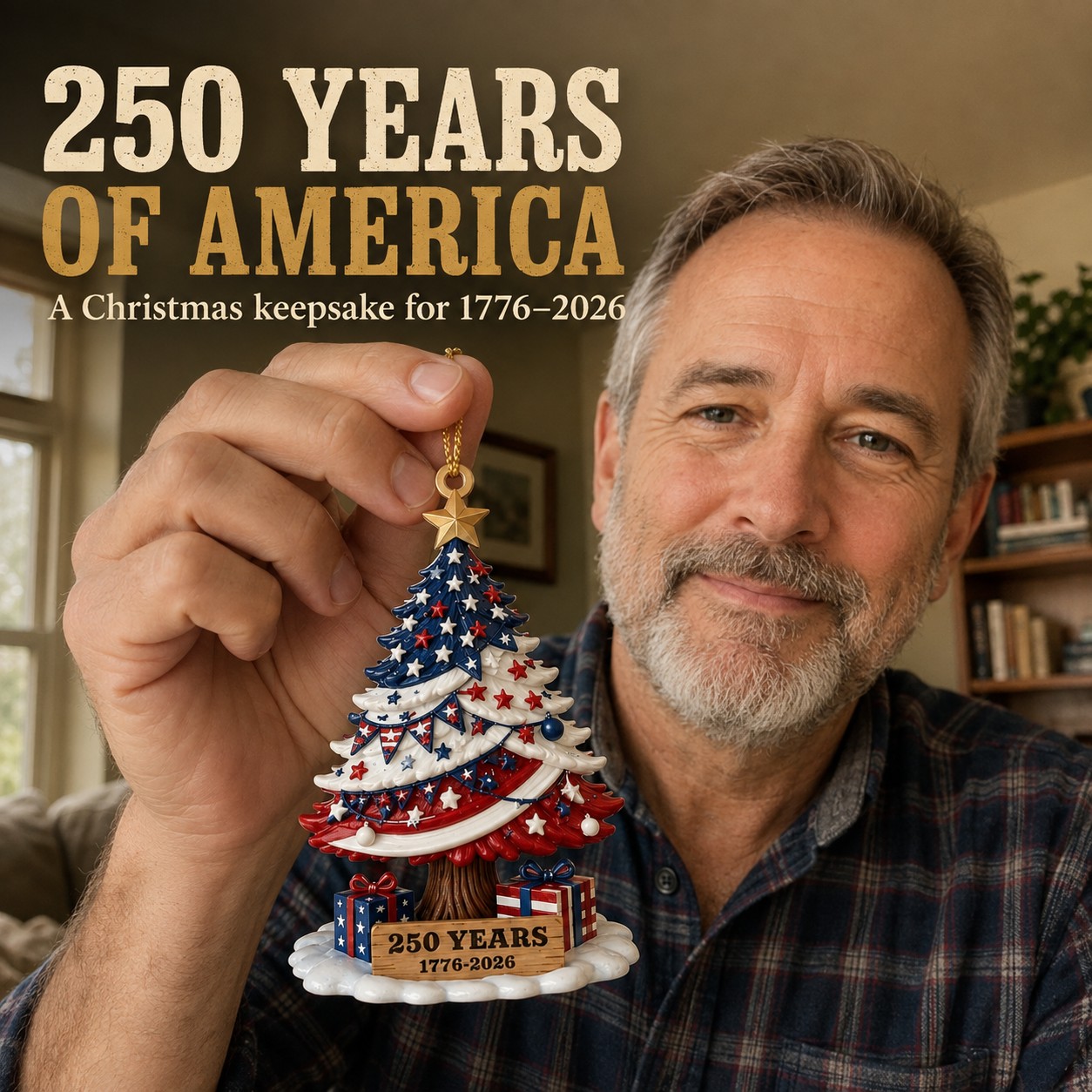 LibertyEver™ 250 Years Christmas Tree Ornament