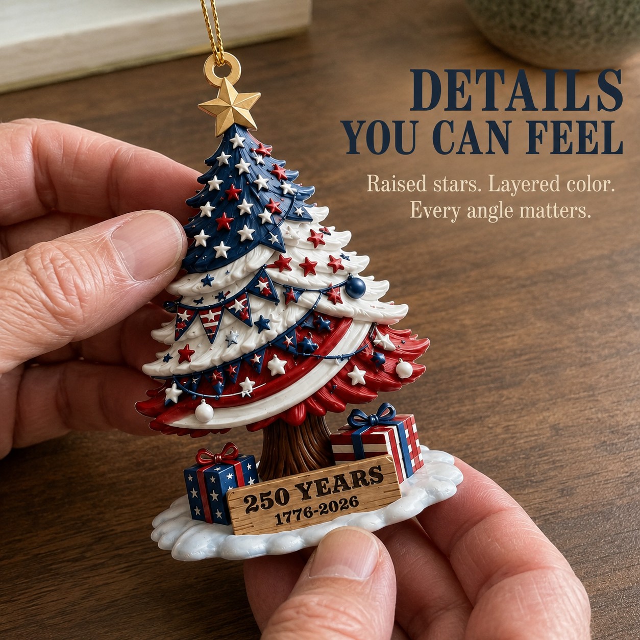 LibertyEver™ 250 Years Christmas Tree Ornament
