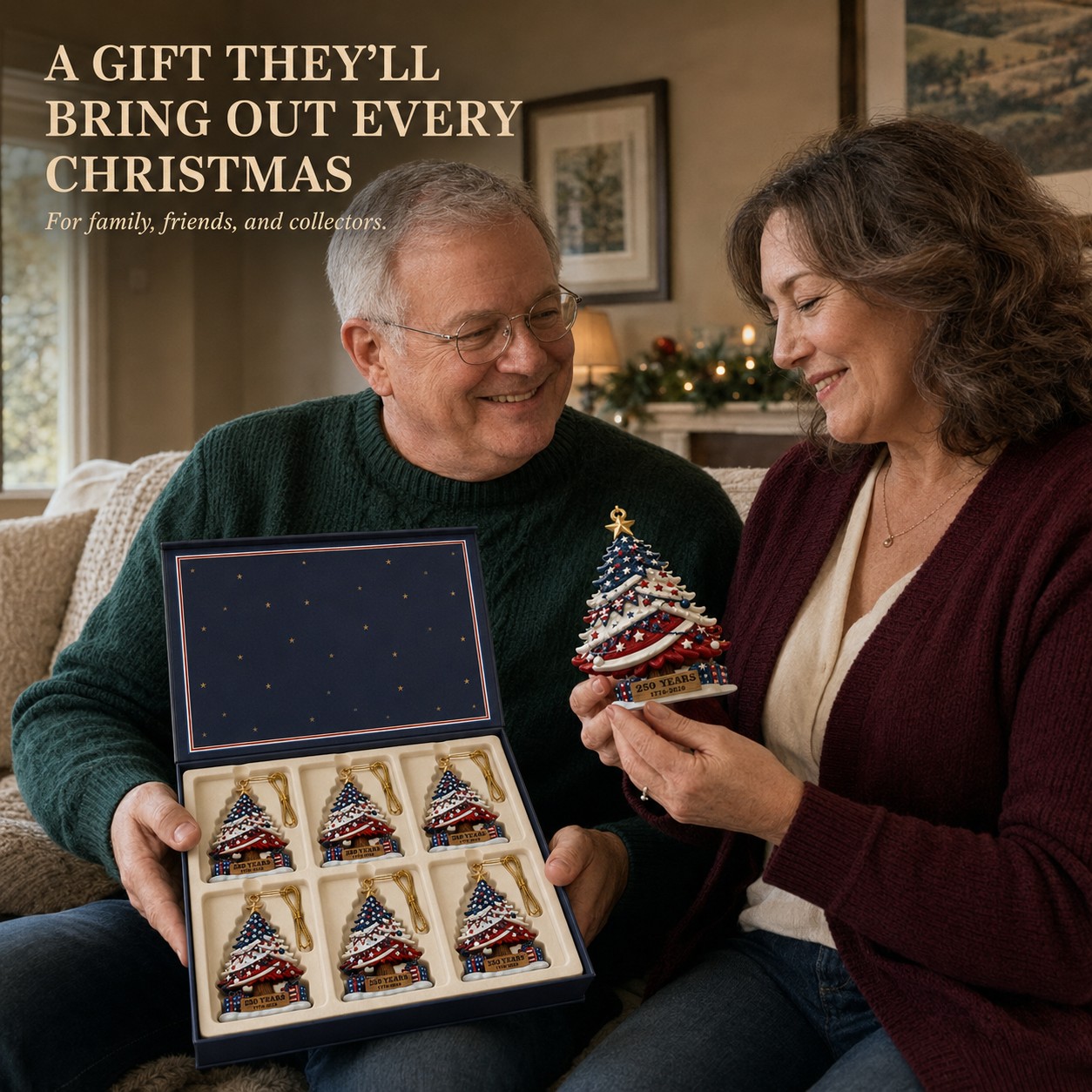 LibertyEver™ 250 Years Christmas Tree Ornament