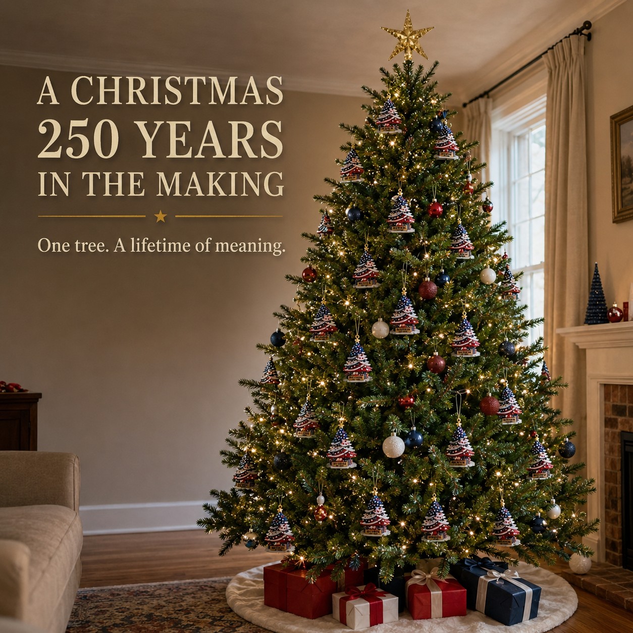 LibertyEver™ 250 Years Christmas Tree Ornament