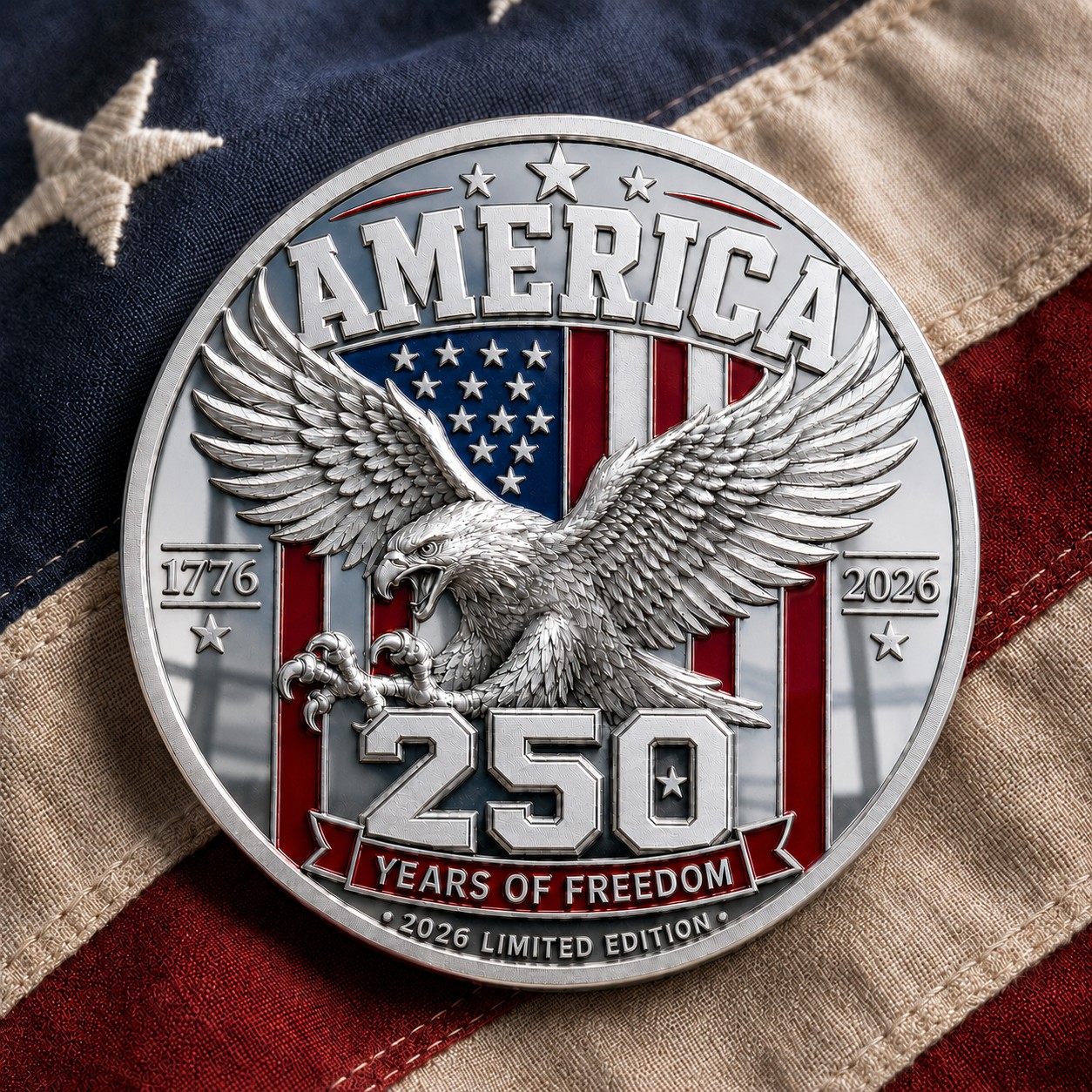【🔥Free Shipping Only Today!】America 250 Years of Freedom Commemorative Coin