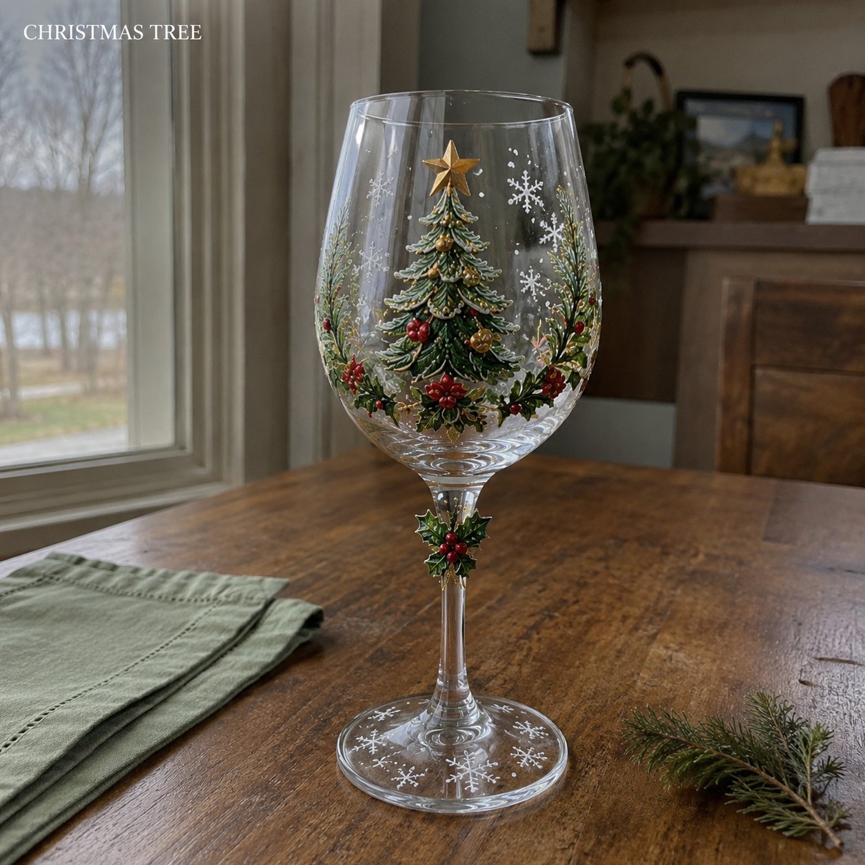 【🔥Free Shipping Only Today!】🎁Christmas Wine Glass Collection Gift Box Set✨
