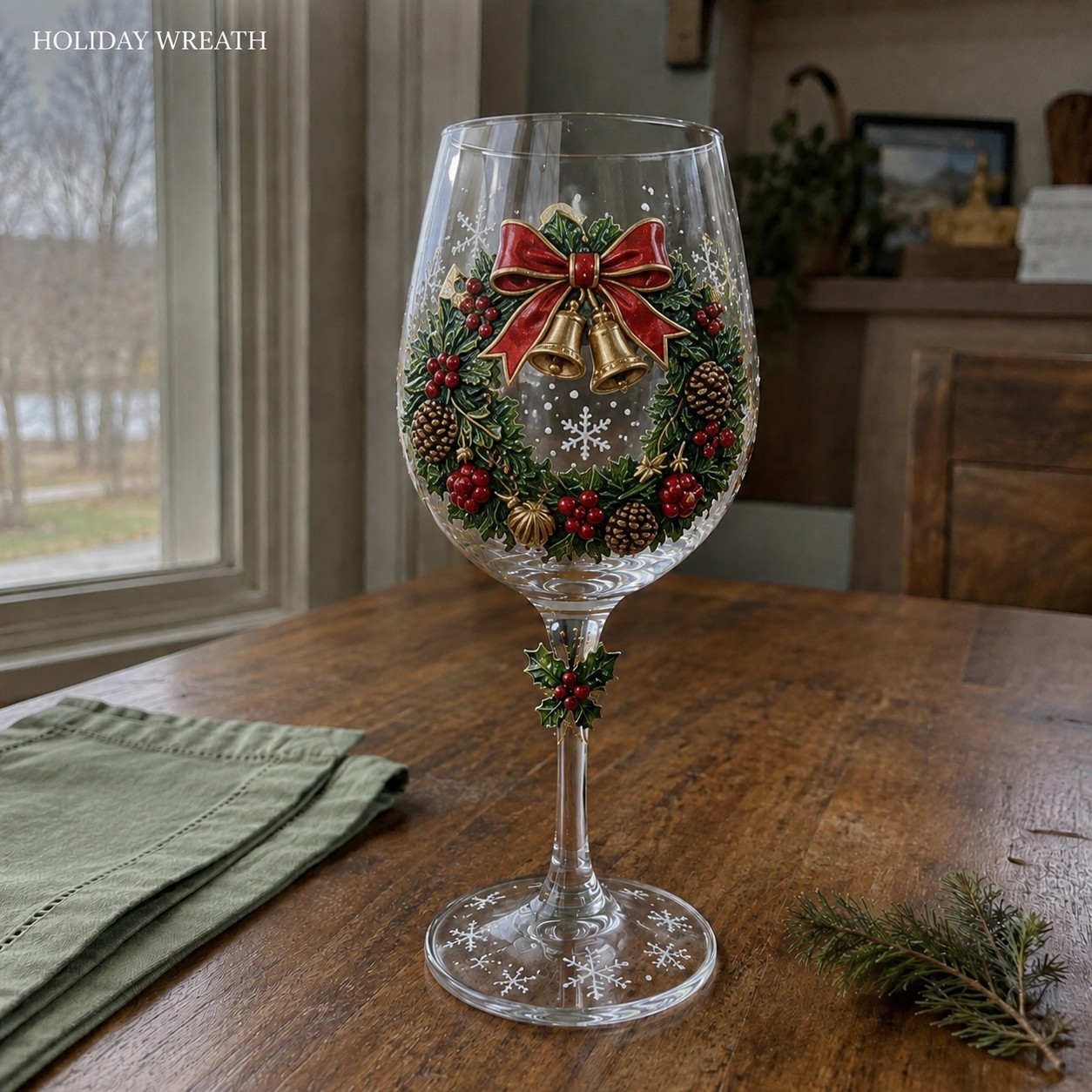 【🔥Free Shipping Only Today!】🎁Christmas Wine Glass Collection Gift Box Set✨
