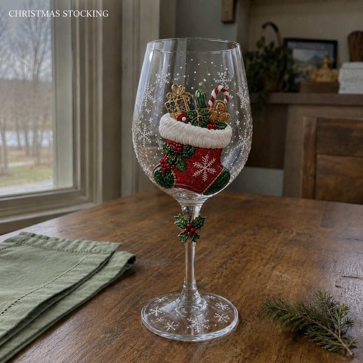 【🔥Free Shipping Only Today!】🎁Christmas Wine Glass Collection Gift Box Set✨
