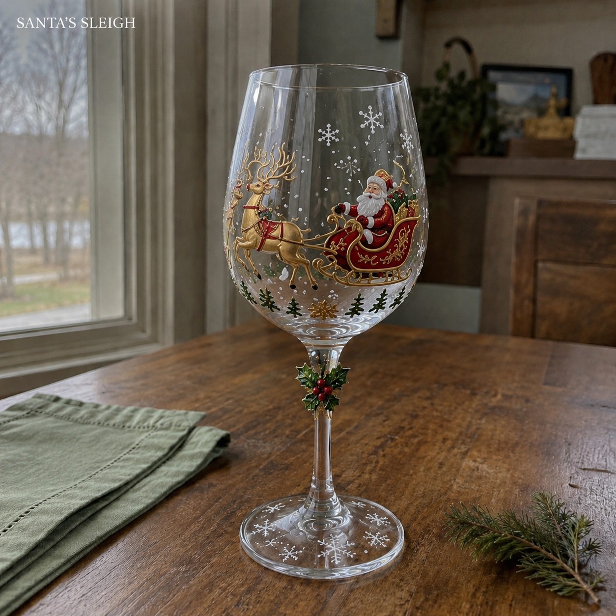 【🔥Free Shipping Only Today!】🎁Christmas Wine Glass Collection Gift Box Set✨