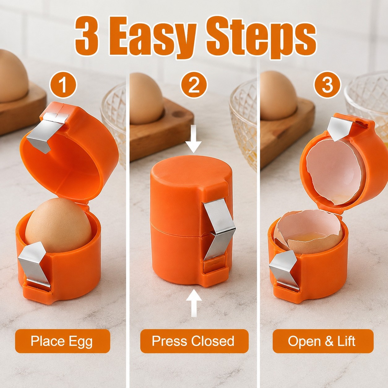 🔥This Week's Special Offer 49% OFF - Egg Shell Opener-Buy 2 Get 2 Free