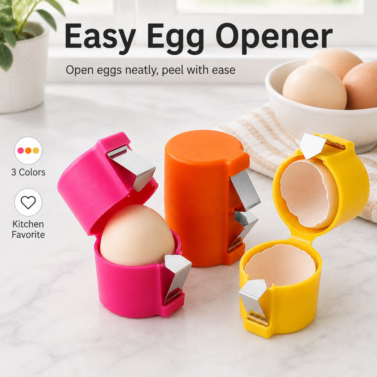 🔥This Week's Special Offer 49% OFF - Egg Shell Opener-Buy 2 Get 2 Free