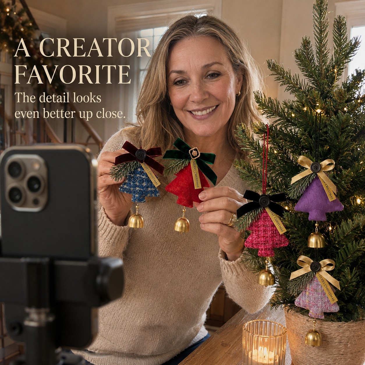 EverChime™ Christmas Tree Bell Ornament