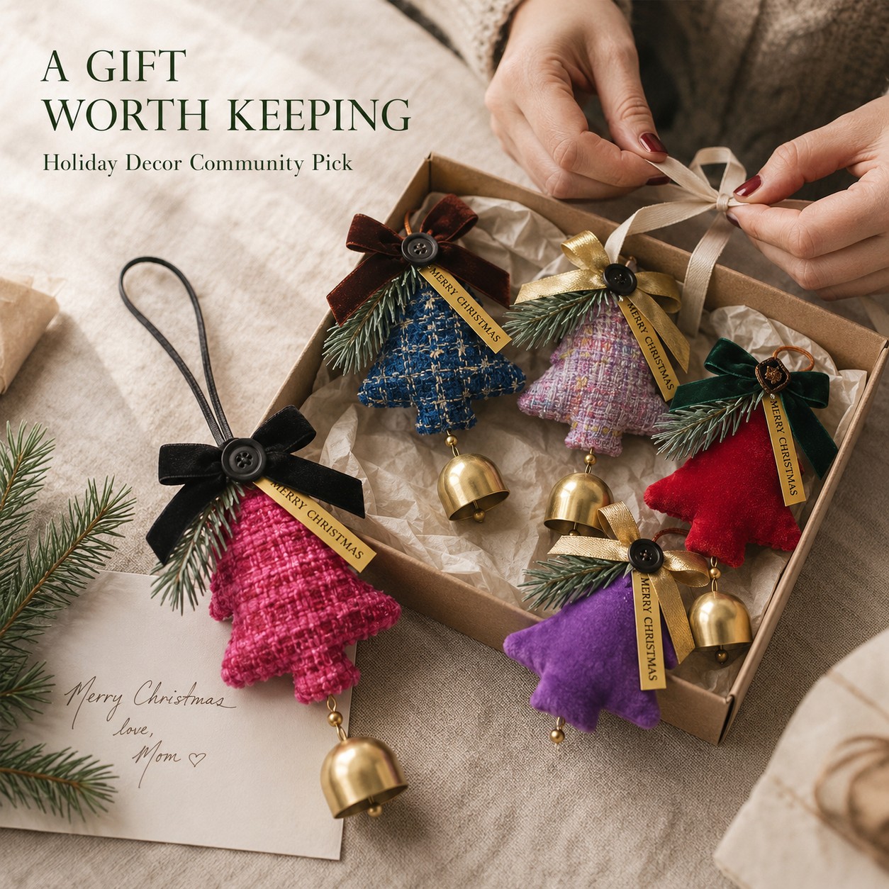EverChime™ Christmas Tree Bell Ornament