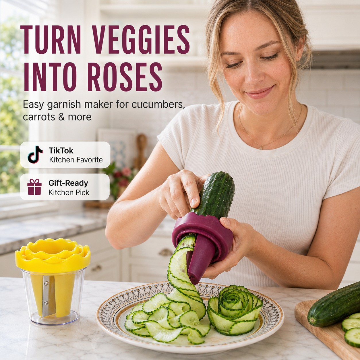 🔥This Week's Special Offer 49% OFF - PetalTwist™ Rose Garnish Maker