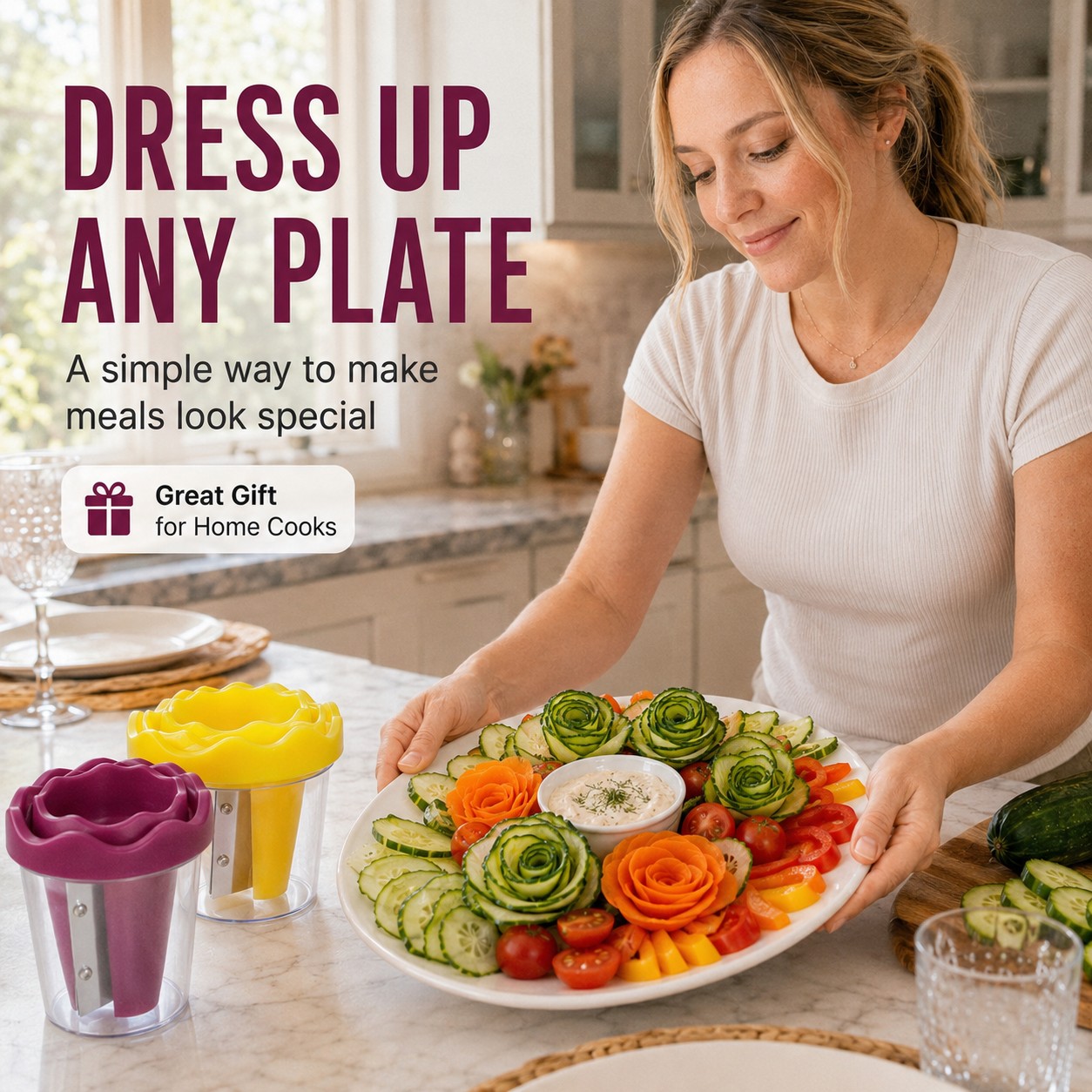🔥This Week's Special Offer 49% OFF - PetalTwist™ Rose Garnish Maker