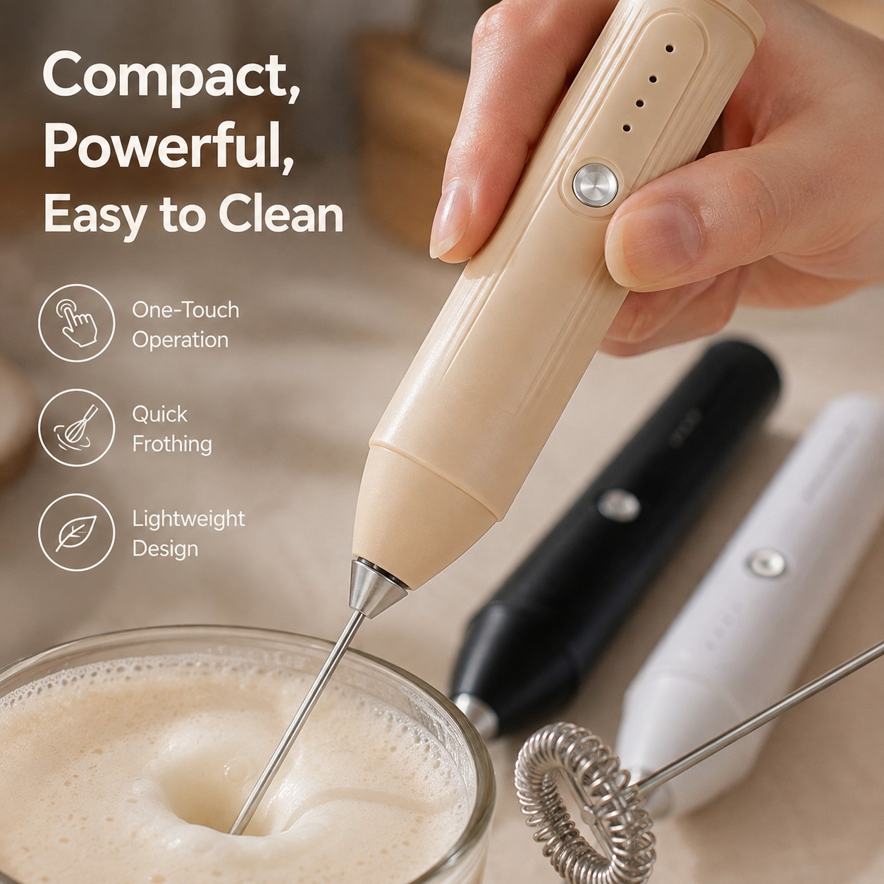 🔥This Week's Special Offer 49% OFF - WhipNest™ Handheld Frother