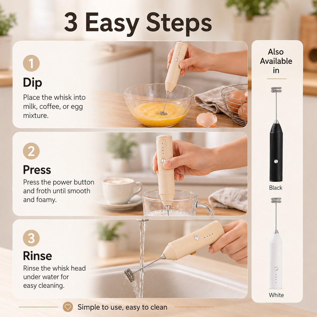 🔥This Week's Special Offer 49% OFF - WhipNest&trade; Handheld Frother