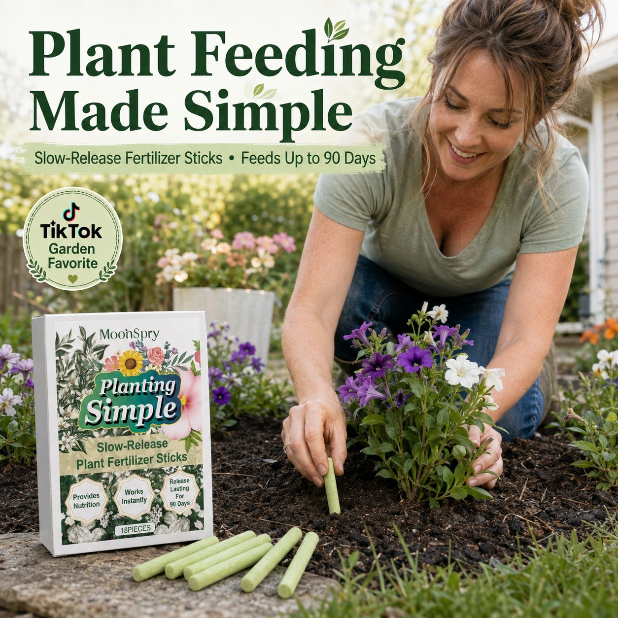 🔋🌱Plant Stick Nutrition Bar & Unlock the secret to thriving plants - 🎁BUY 2 GET 54 STICKS