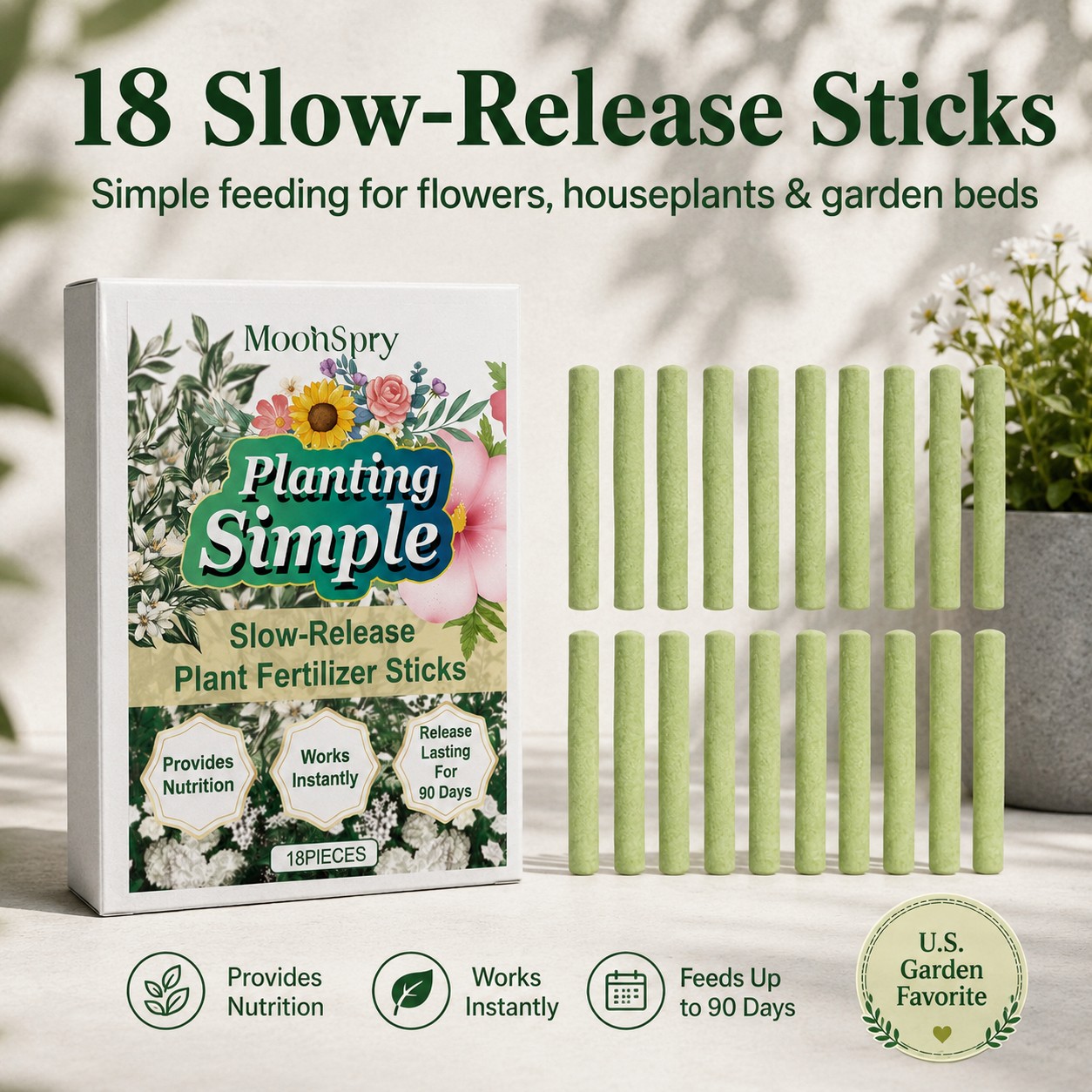 🔋🌱Plant Stick Nutrition Bar & Unlock the secret to thriving plants - 🎁BUY 2 GET 54 STICKS