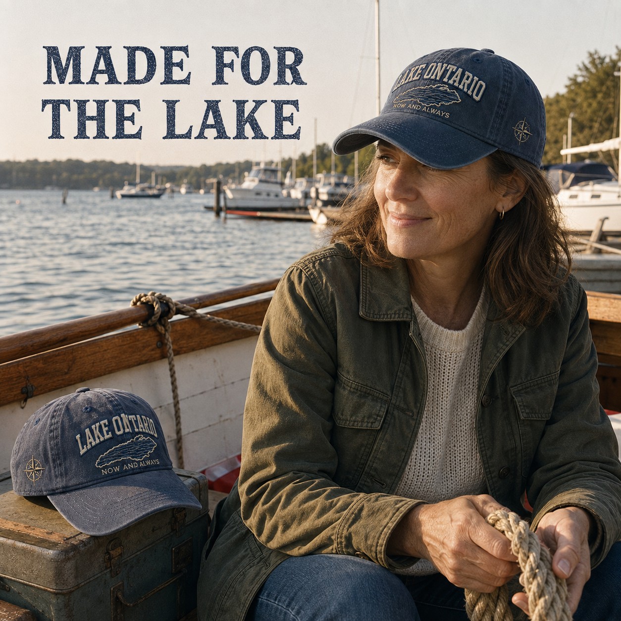 Lake Ontario Now and Always Cap