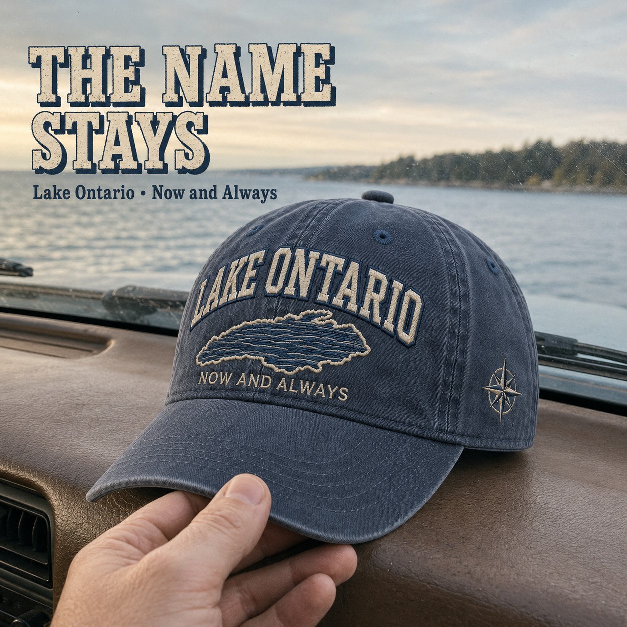 Lake Ontario Now and Always Cap